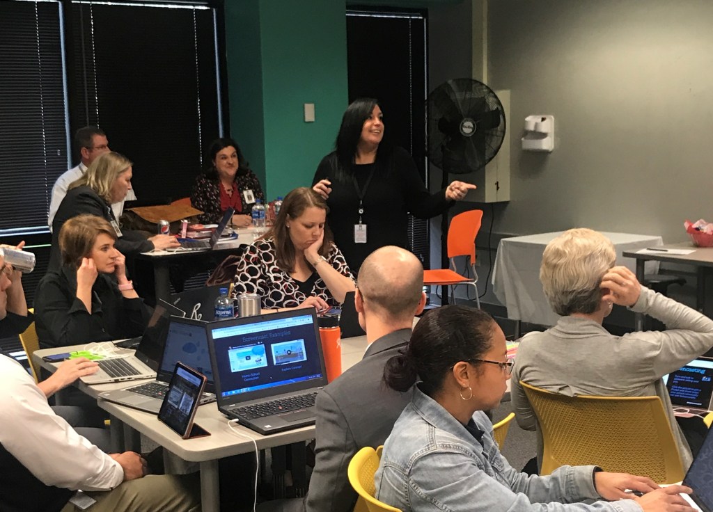 Picture, Leading at Principal's Meeting