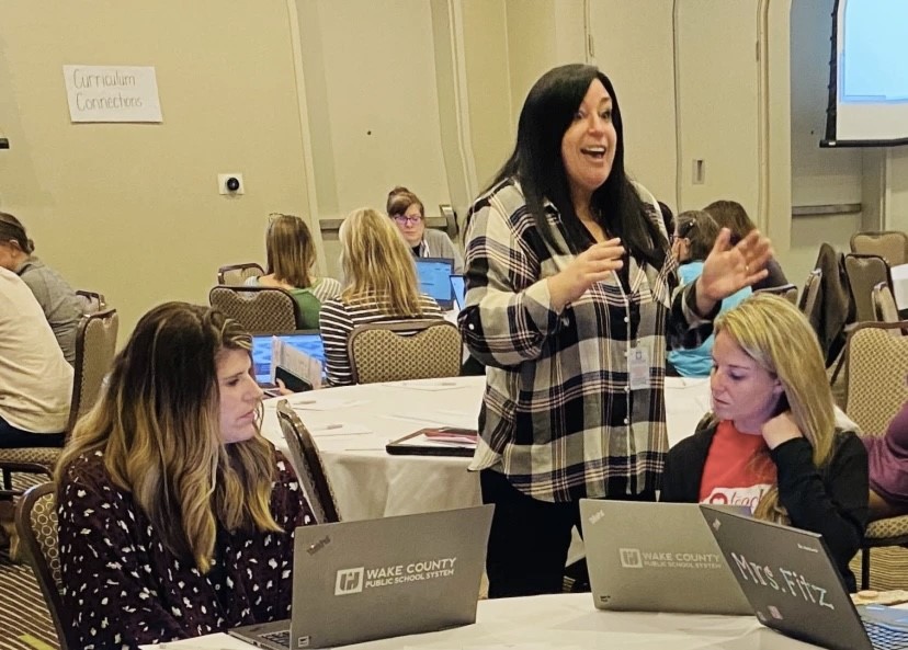 Picture, Leading at WCPSS AAT Day for