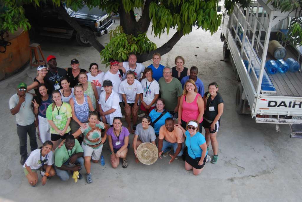 Group photo at Convoy of Hope House